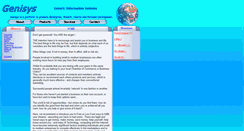 Desktop Screenshot of genisys.org